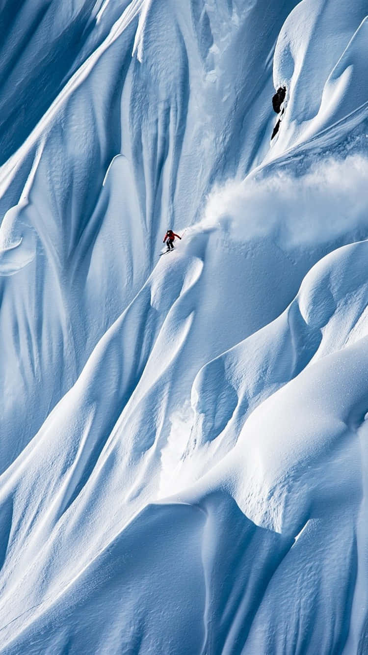 Extreme Ice Mountain Wallpaper
