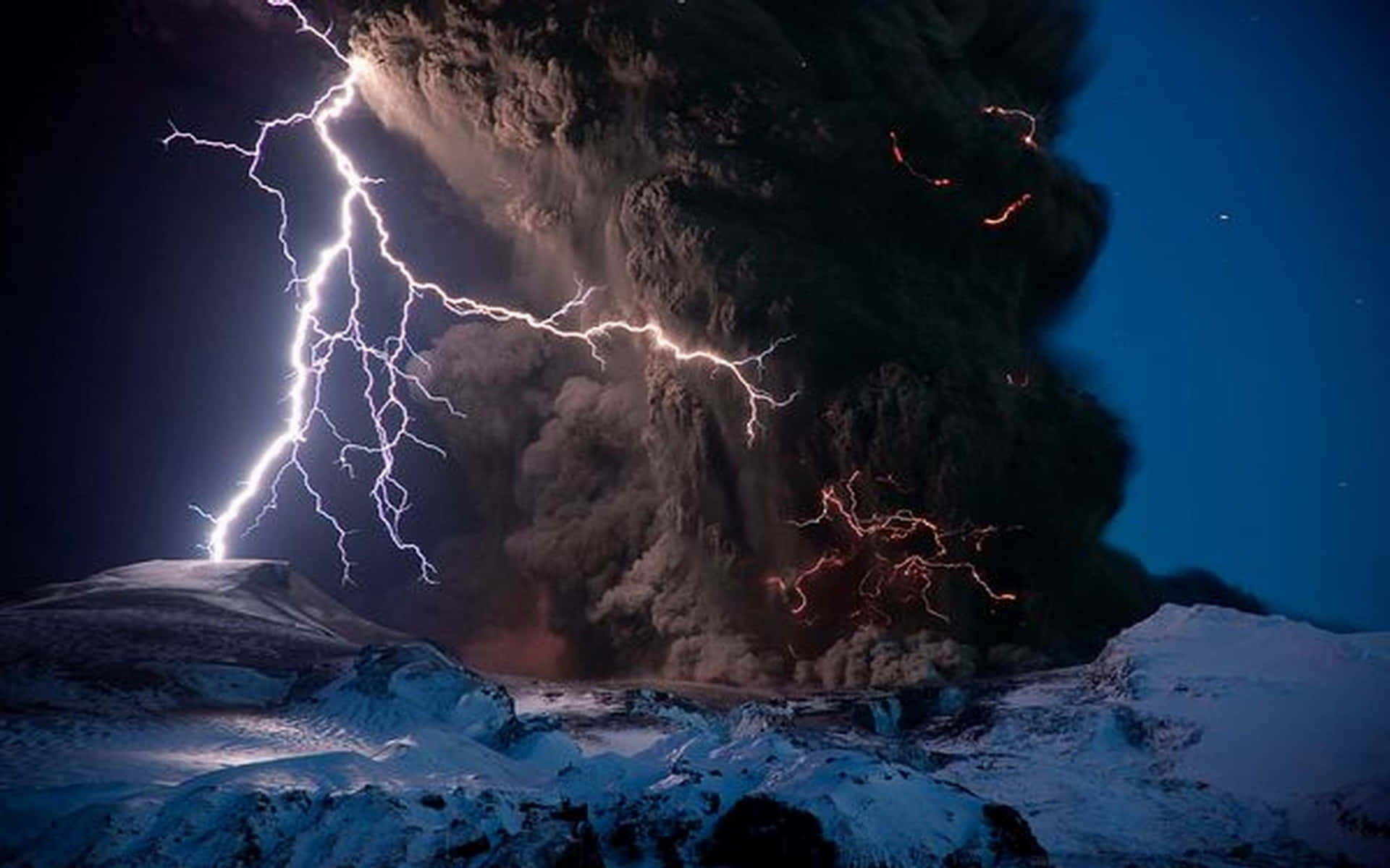 Extreme Lightning Strike Wallpaper
