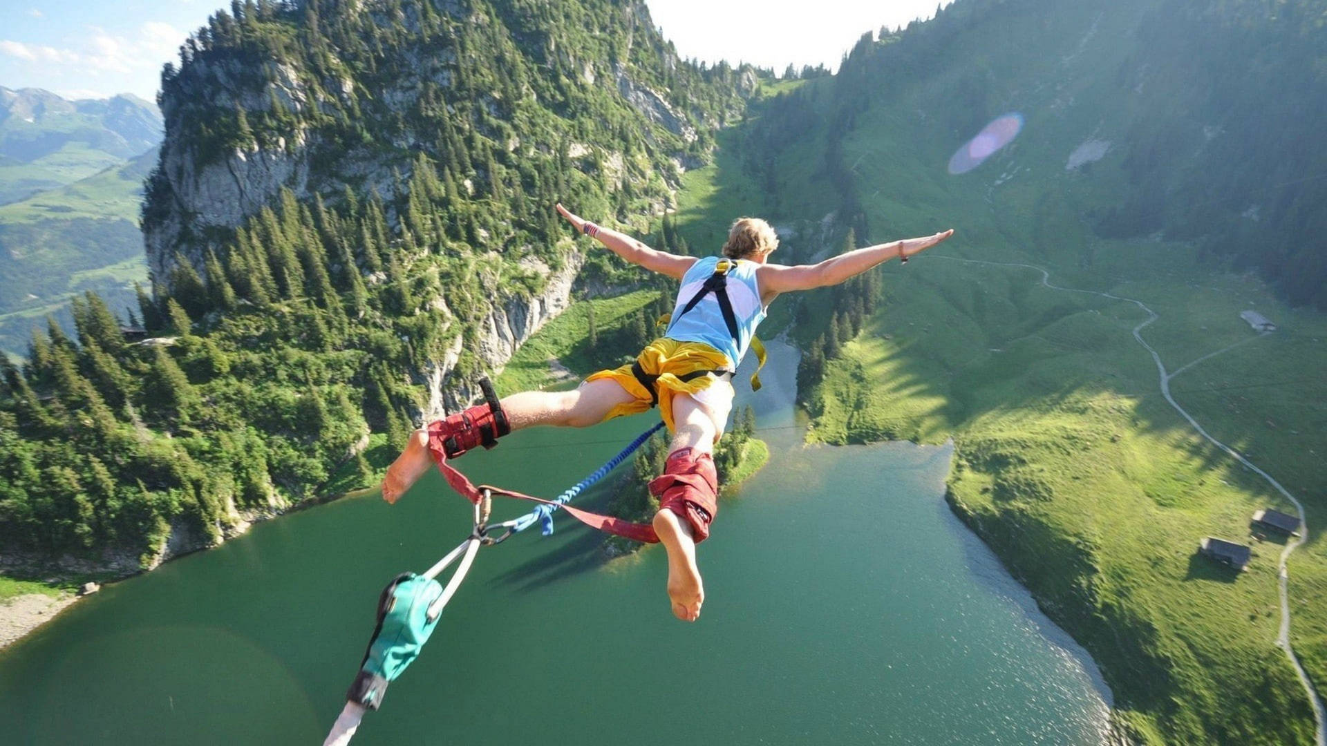 Extreme Sports Bungee Jumping Wallpaper
