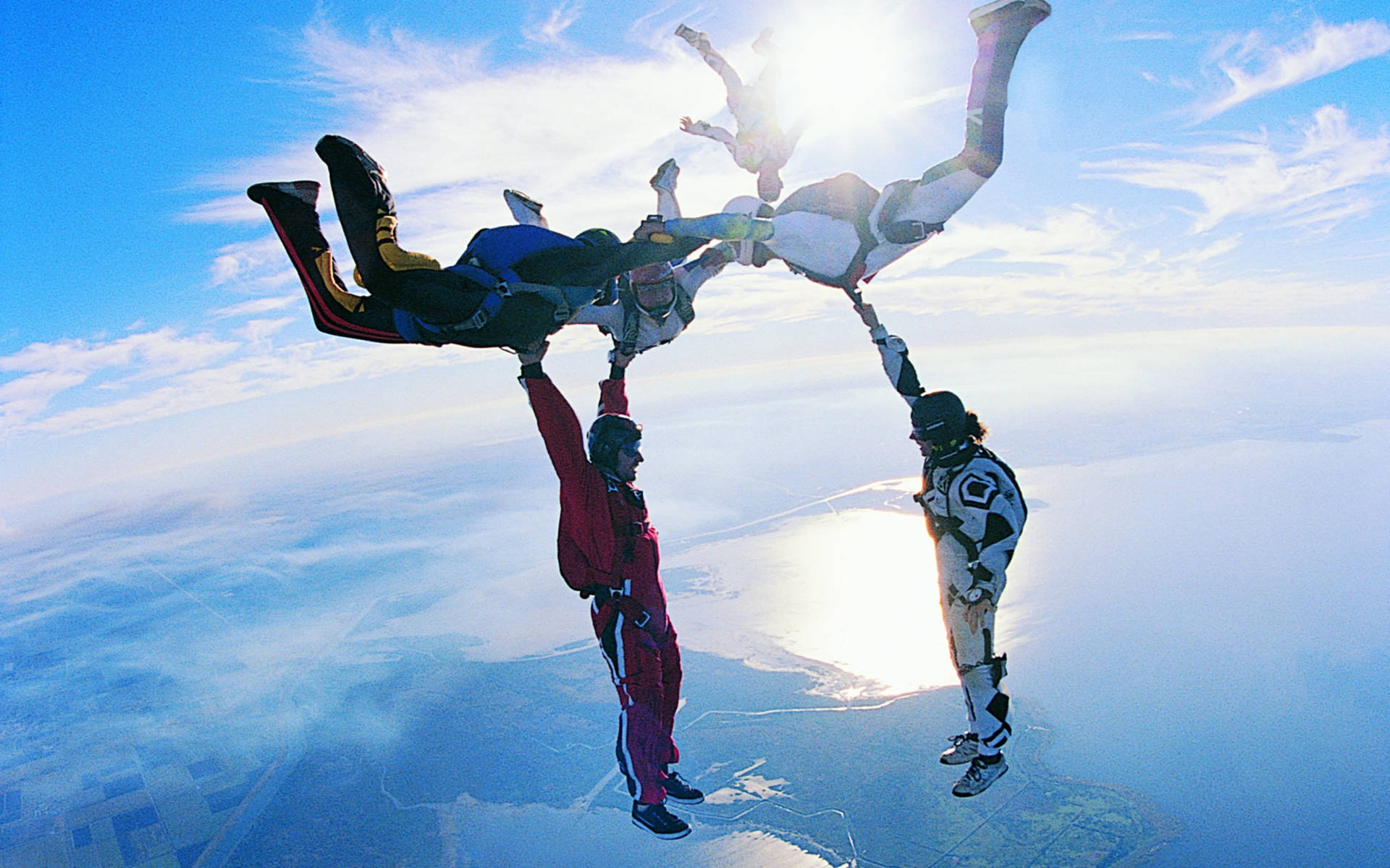 Extreme Sports Formation Skydiving Picture