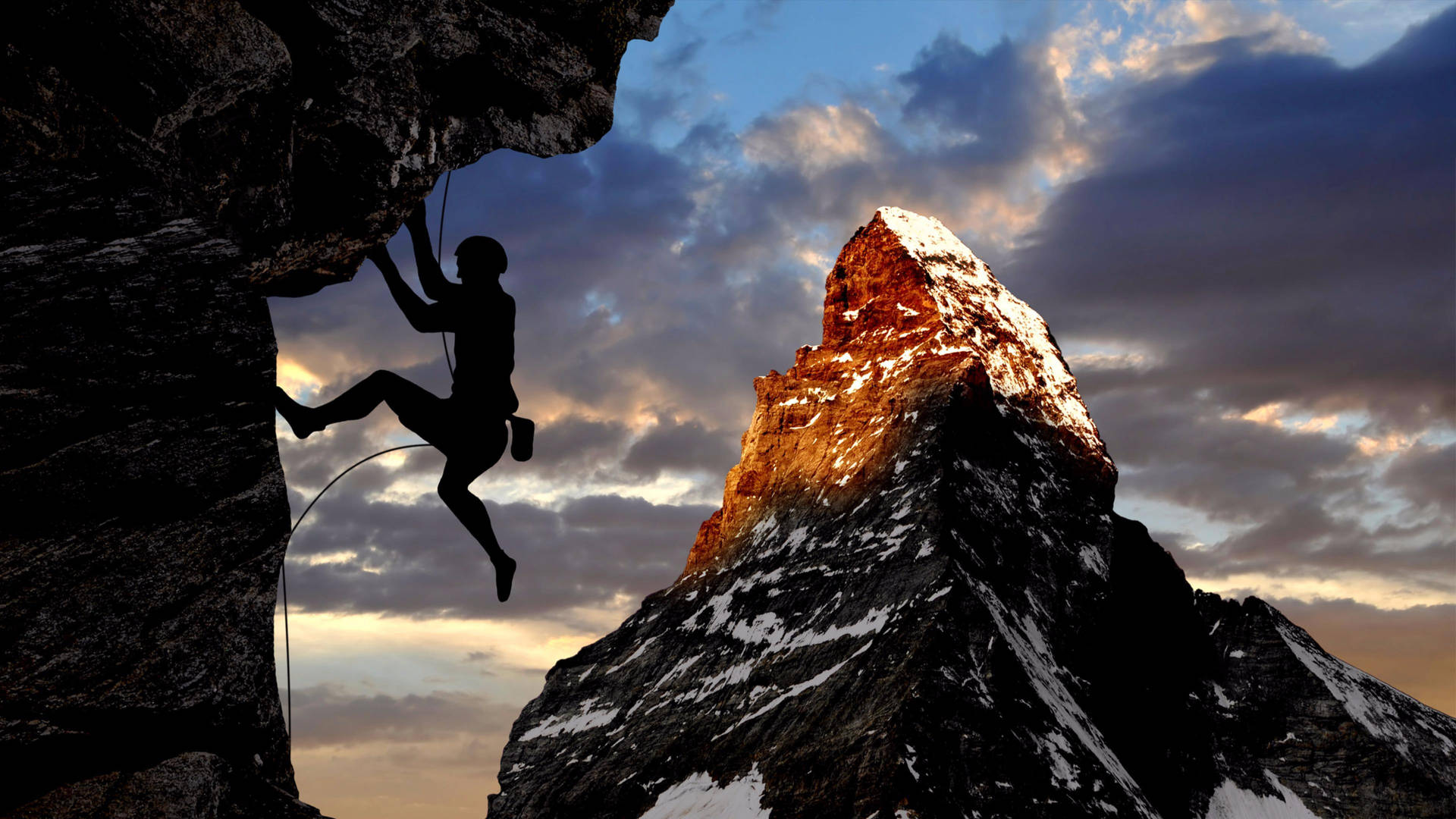 Extreme Sports Mountain Climbing Wallpaper