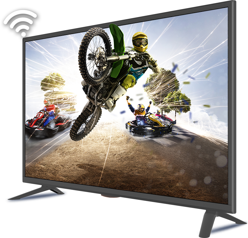 Extreme Sports Smart T V Display PNG