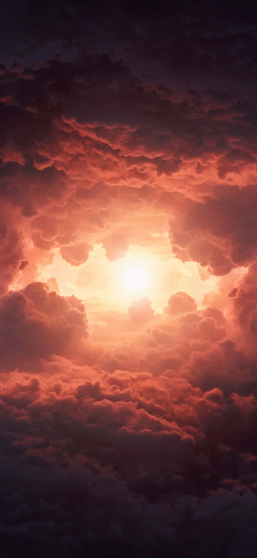 Extreme Sunset Cloud Wallpaper