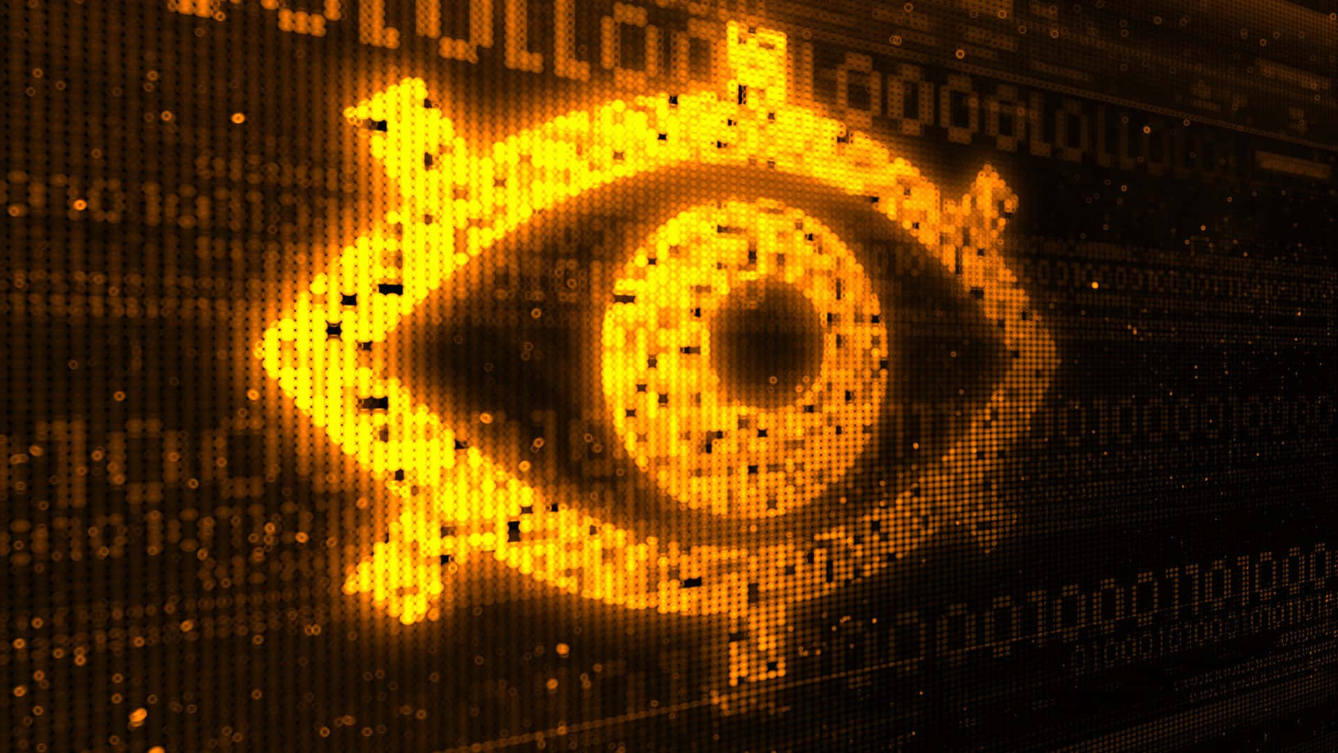 An Eye Symbol On A Computer Screen