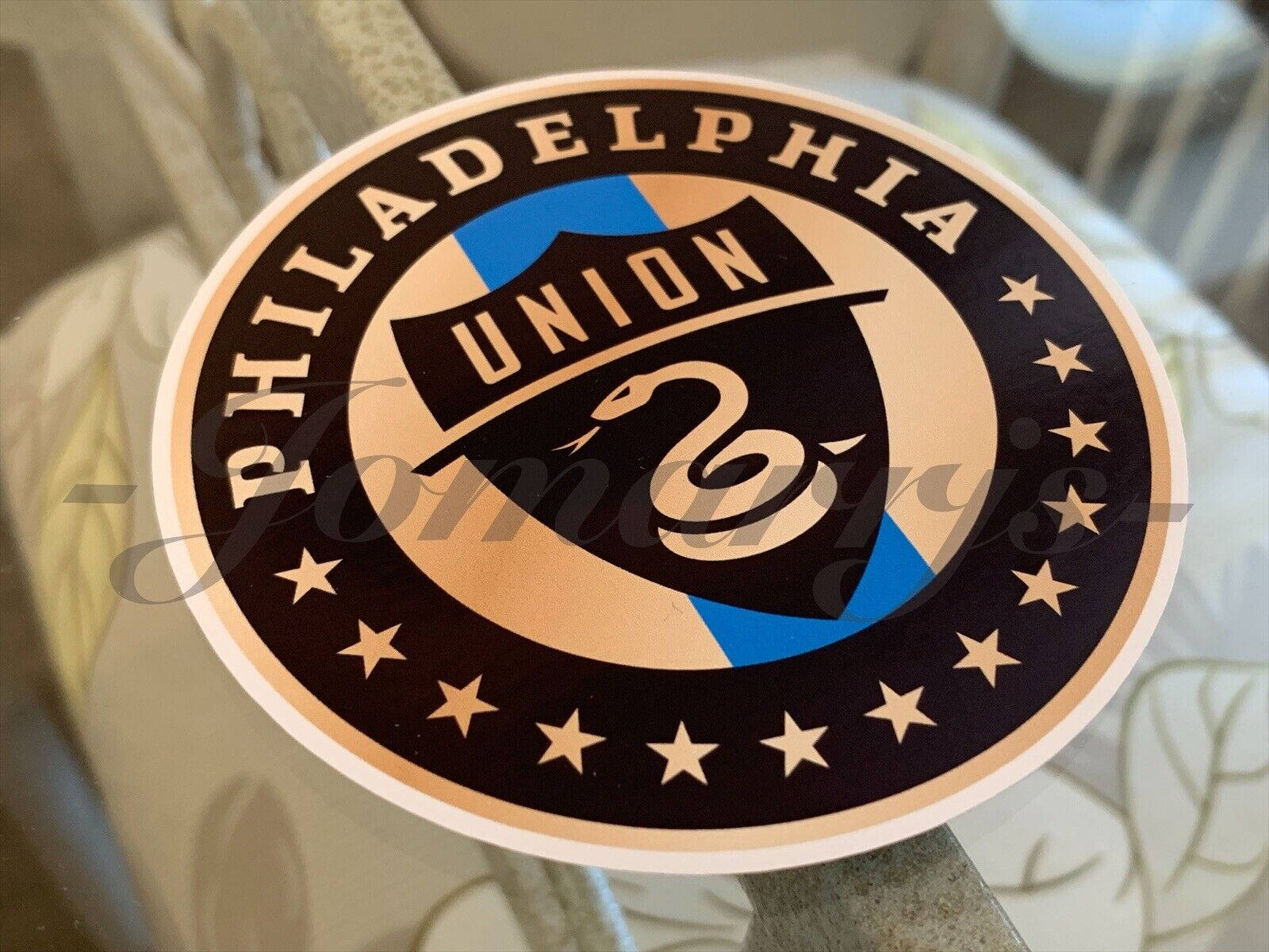Ögonfallandefotbollslogo Philadelphia Union. Wallpaper