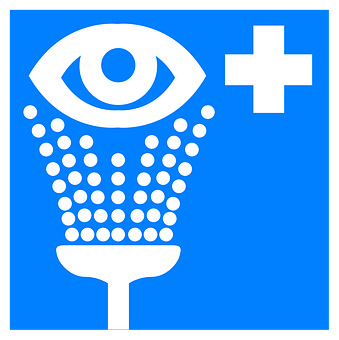 Eye_ Examination_ Symbol_ Blue_ Background PNG