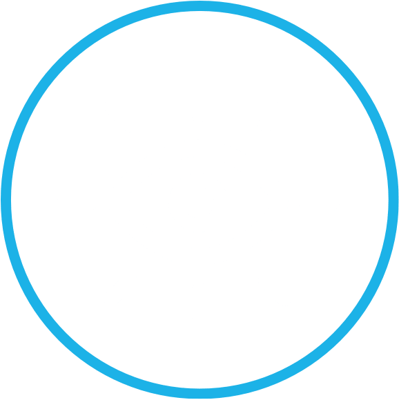 Eye Icon Blue Circle PNG