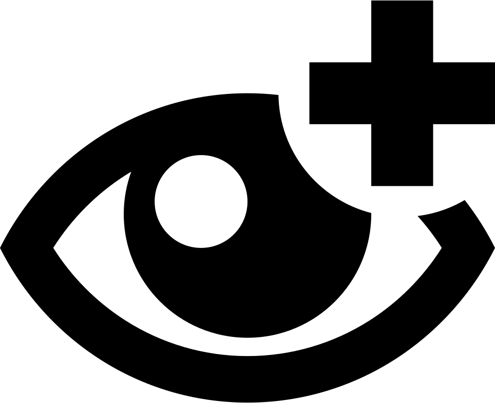 Eye Plus Icon Graphic PNG