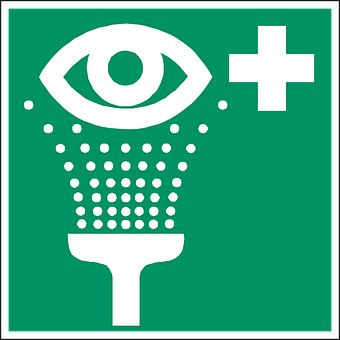 Eye Wash Station Sign PNG