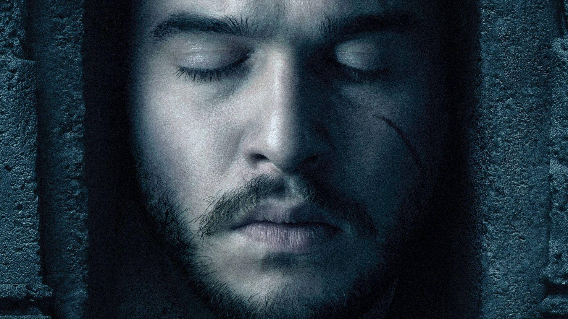 Eyes Closed Jon Snow Game Of Thrones Wallpaper