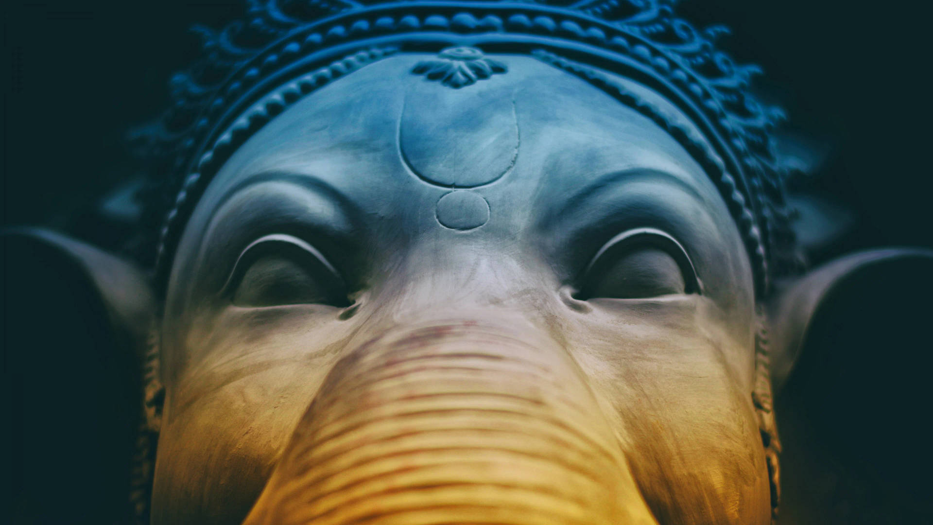 Ojosde Ganesh En 4k Fondo de pantalla