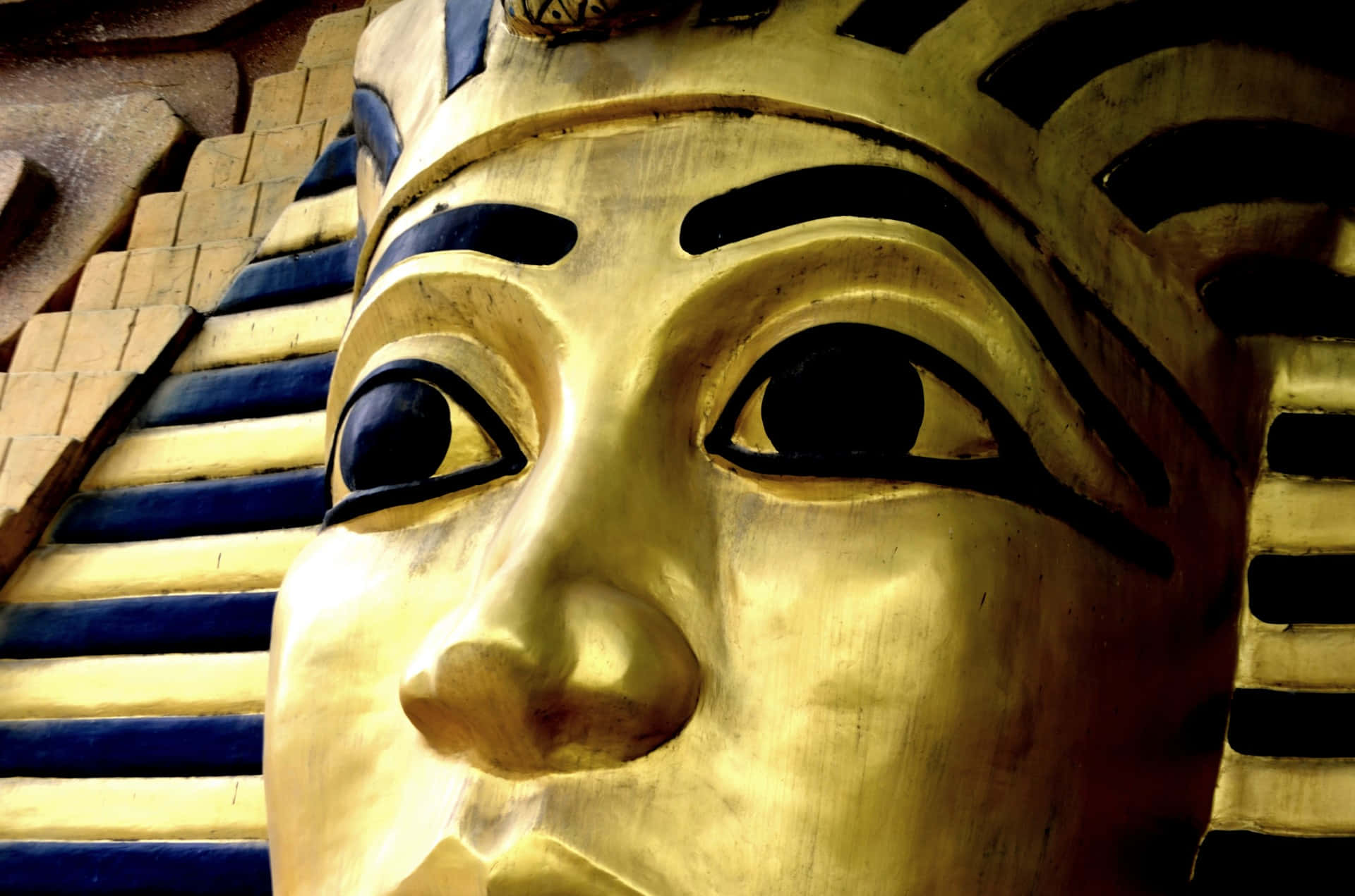 Billedeaf Øjne Fra Den Egyptiske Farao.
