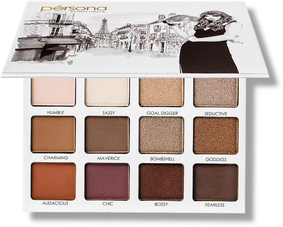 Eyeshadow Palette Neutral Tones PNG