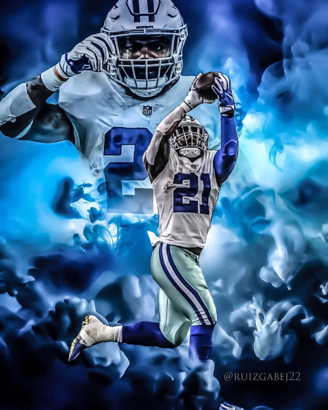 Ezekiel Elliott running back Dallas Cowboys american football NFL  National Football League HD wallpaper  Peakpx
