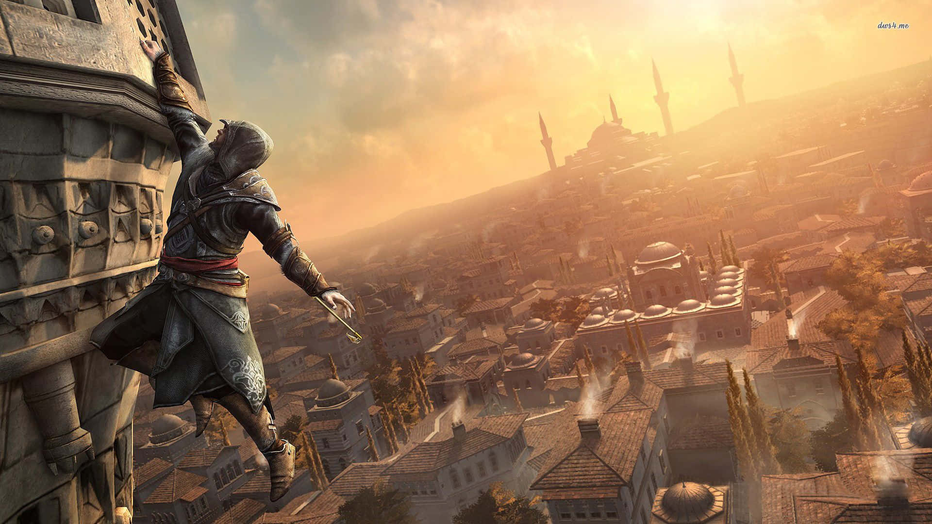 Caption: The Legendary Master Assassin, Ezio Auditore Wallpaper