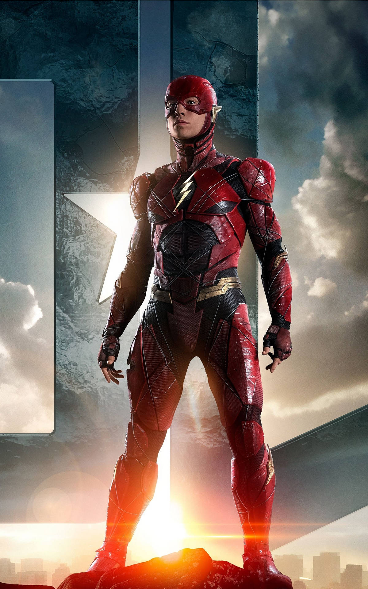 Ezra Miller As The Flash Movie Wallpaper