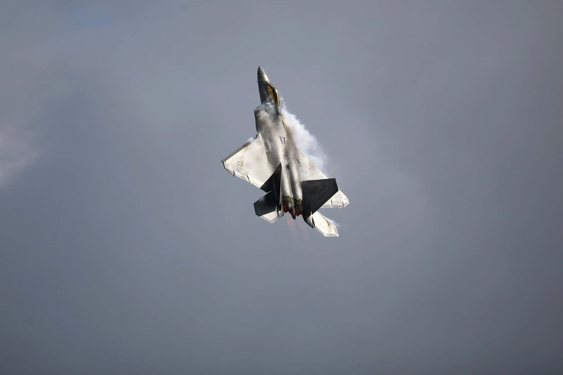 Fly High with the F-22 Raptor Wallpaper