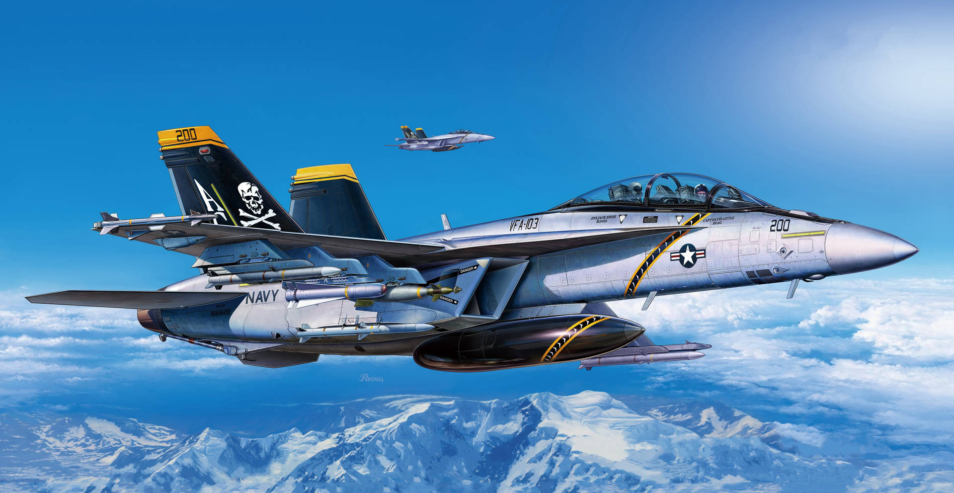 F/a18 Super Hornet Kampfjet Wallpaper
