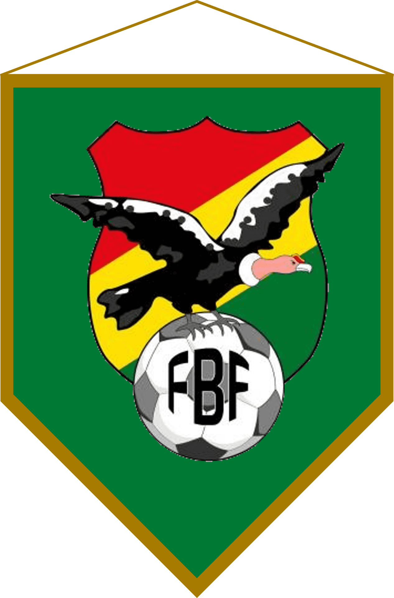 F B F Soccer Crest Pennant PNG