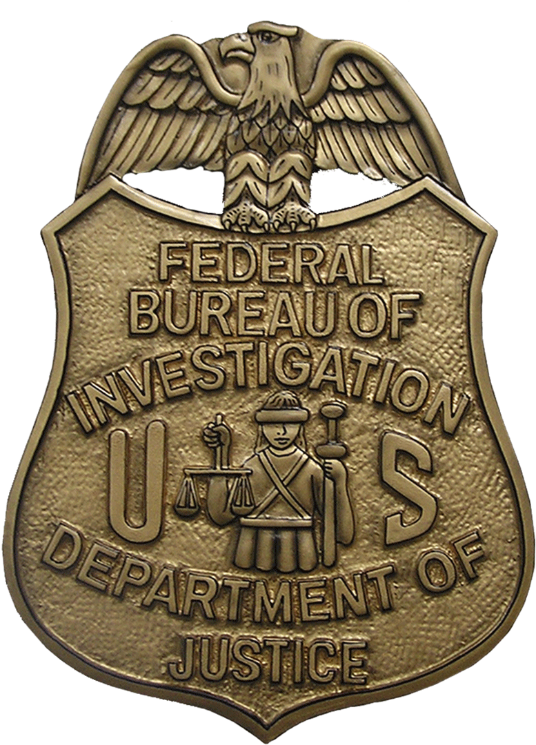 F B I Badge Emblem PNG