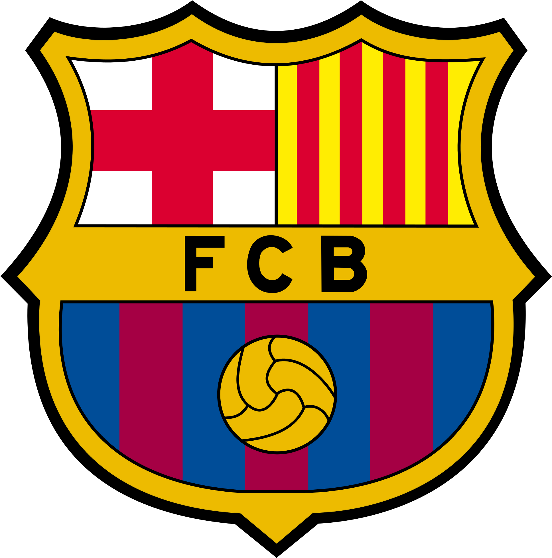 F C Barcelona Crest PNG