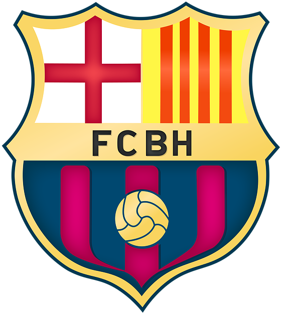 F C Barcelona Logo Design PNG