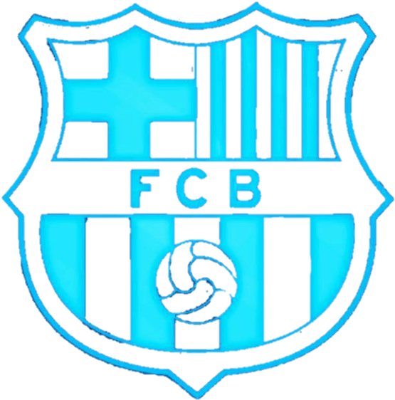 F C Barcelona Logo Neon Style PNG