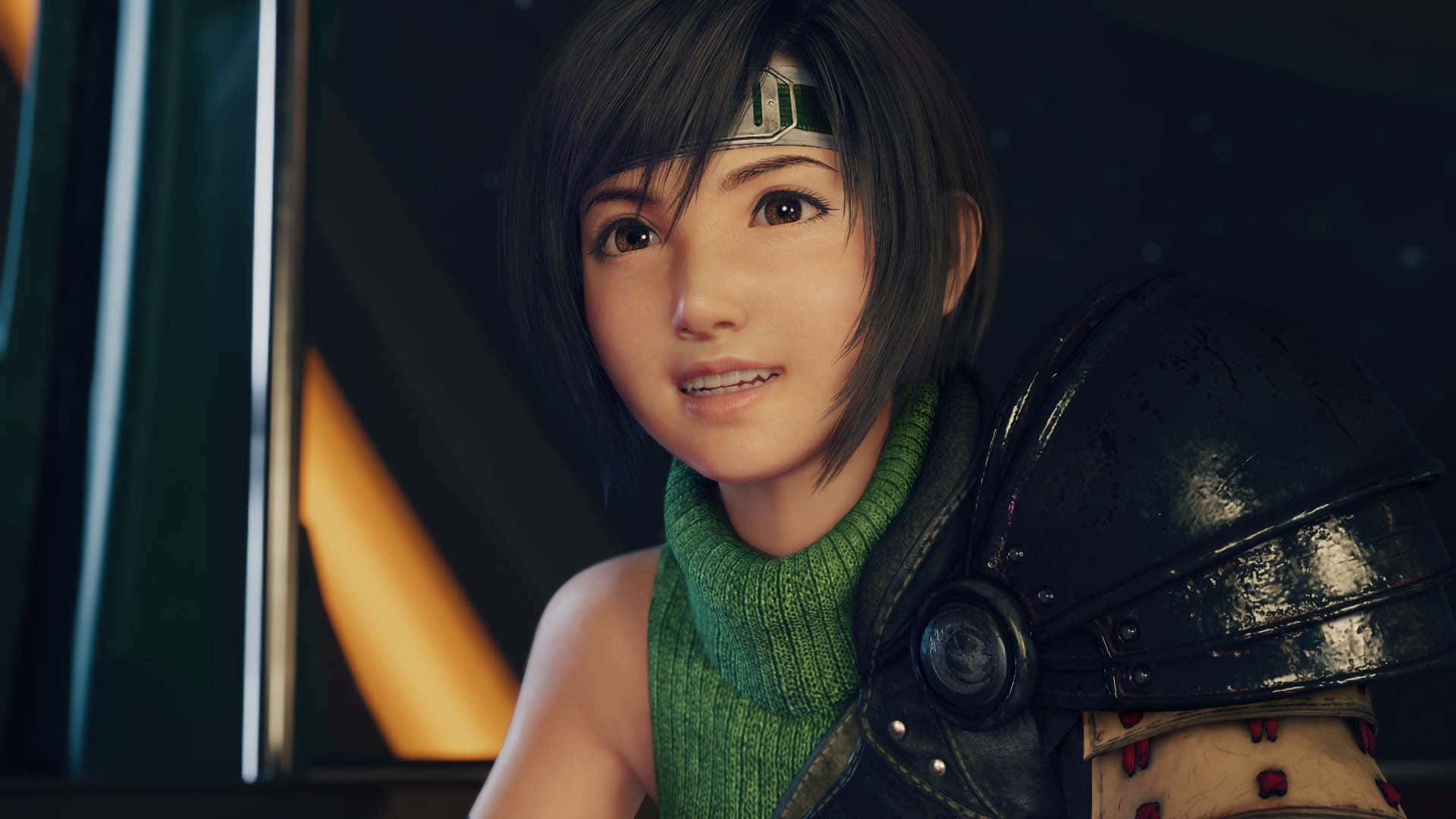 F F7 Rebirth Yuffie Smile Wallpaper