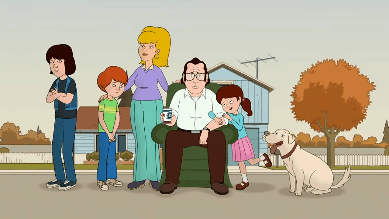 F Is For Family American Animated Tv Series Wallpaper