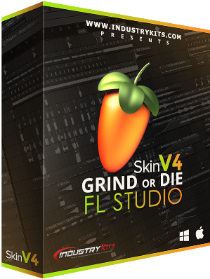F L Studio Grindor Die Skin V4 Box Art PNG