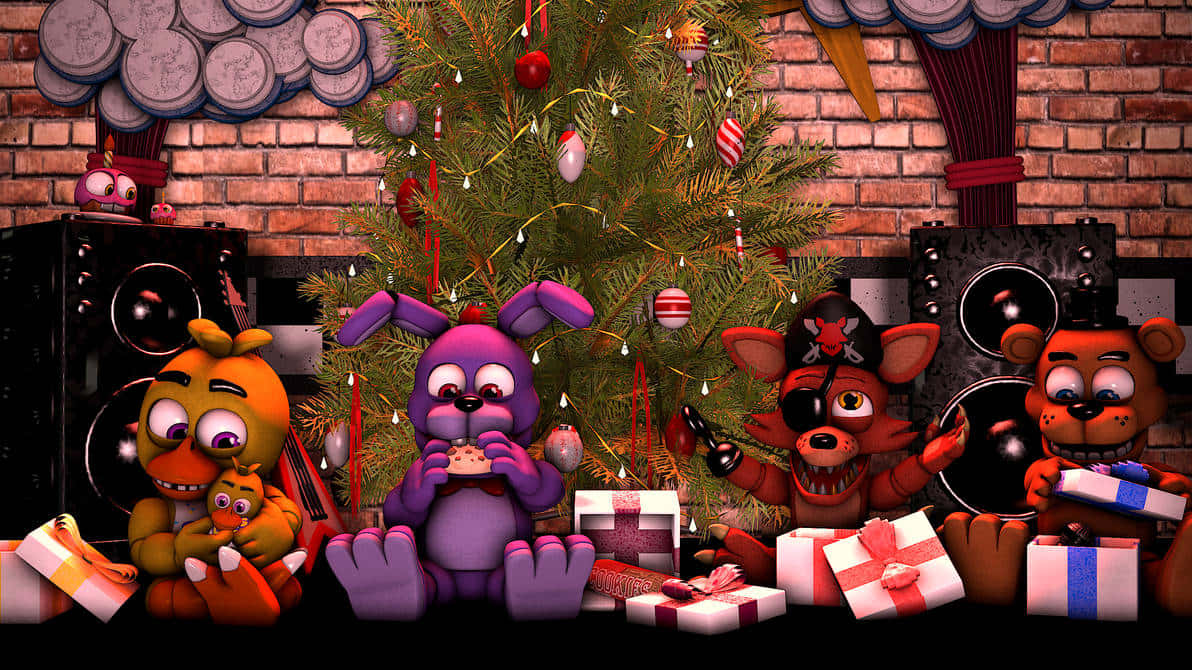 [100+] Fnaf Christmas Wallpapers | Wallpapers.com