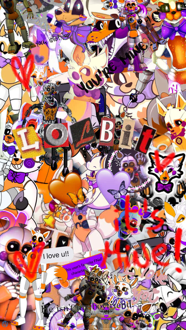 F N A F_ Collage_ Aesthetic.jpg Wallpaper