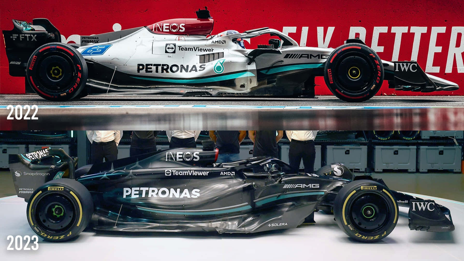 Mercedes F1-hold afslører nyt F1-bilkoncept