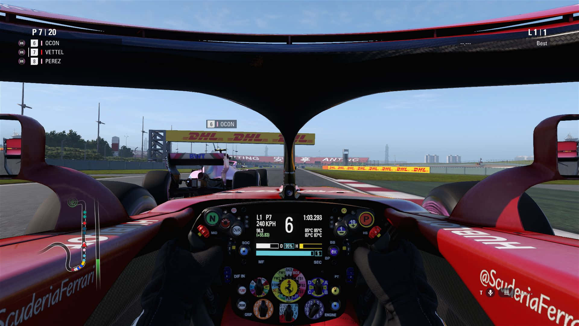 Inside Ferrari F1 2018 Game Background