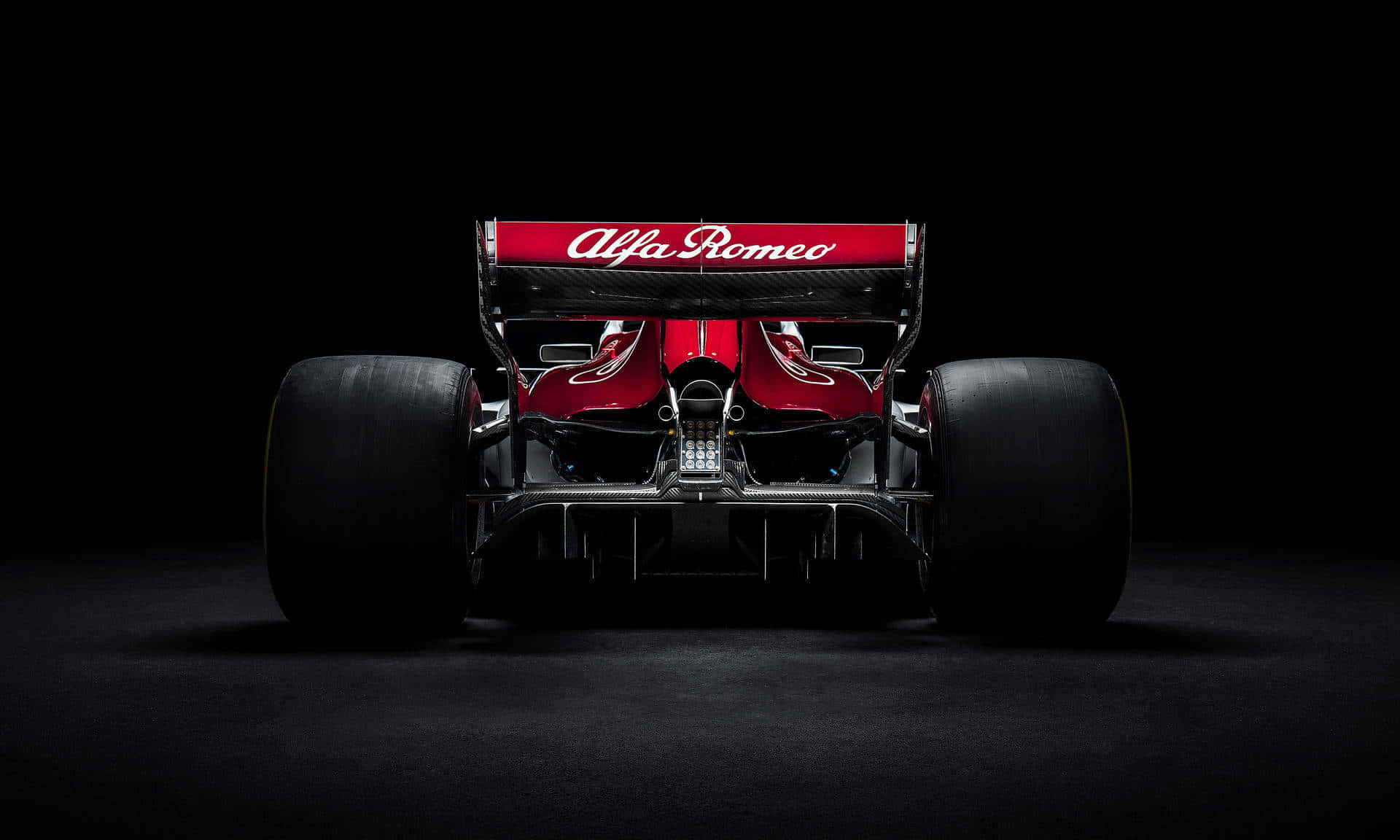Sauber C37 Rear View F1 2018 Background