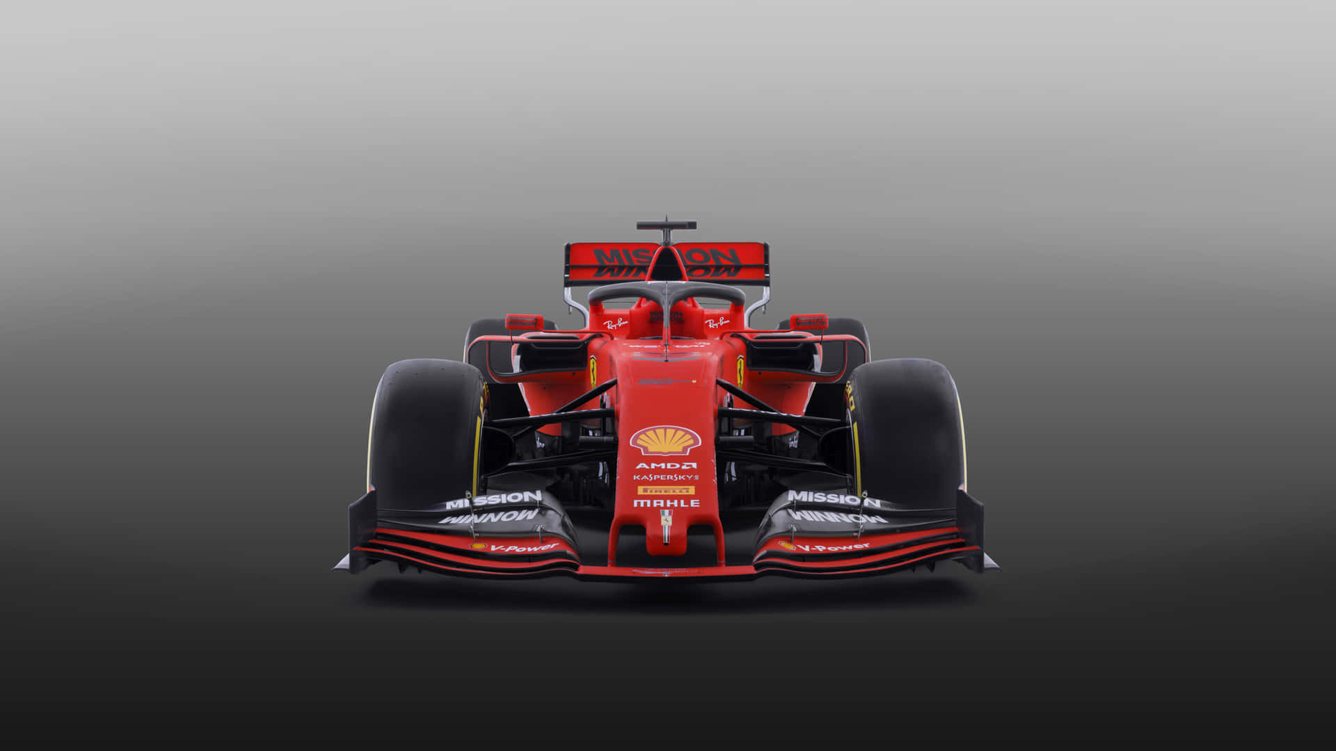 Ferrarif1-bil I Rött