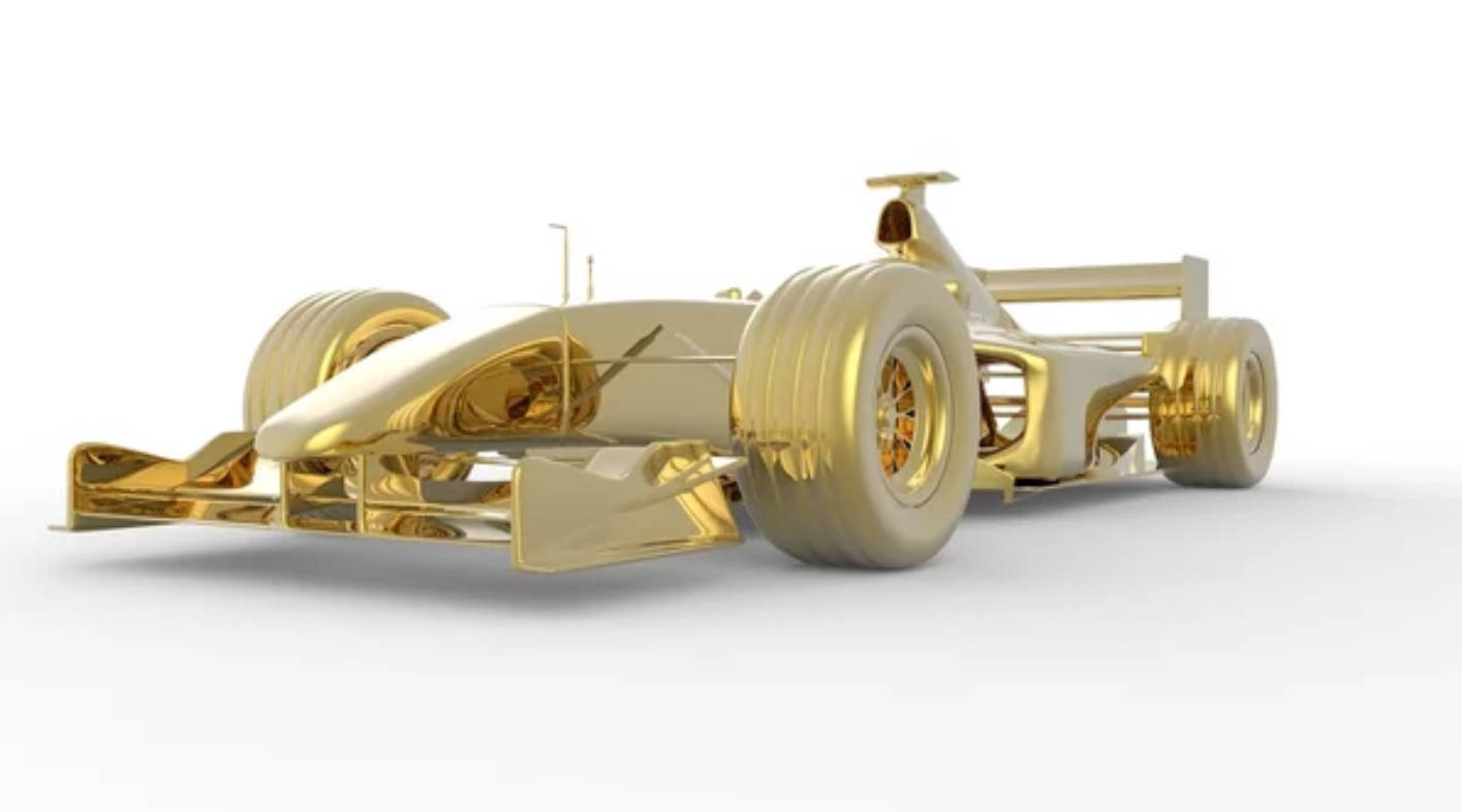 F1 4k Gold Wallpaper
