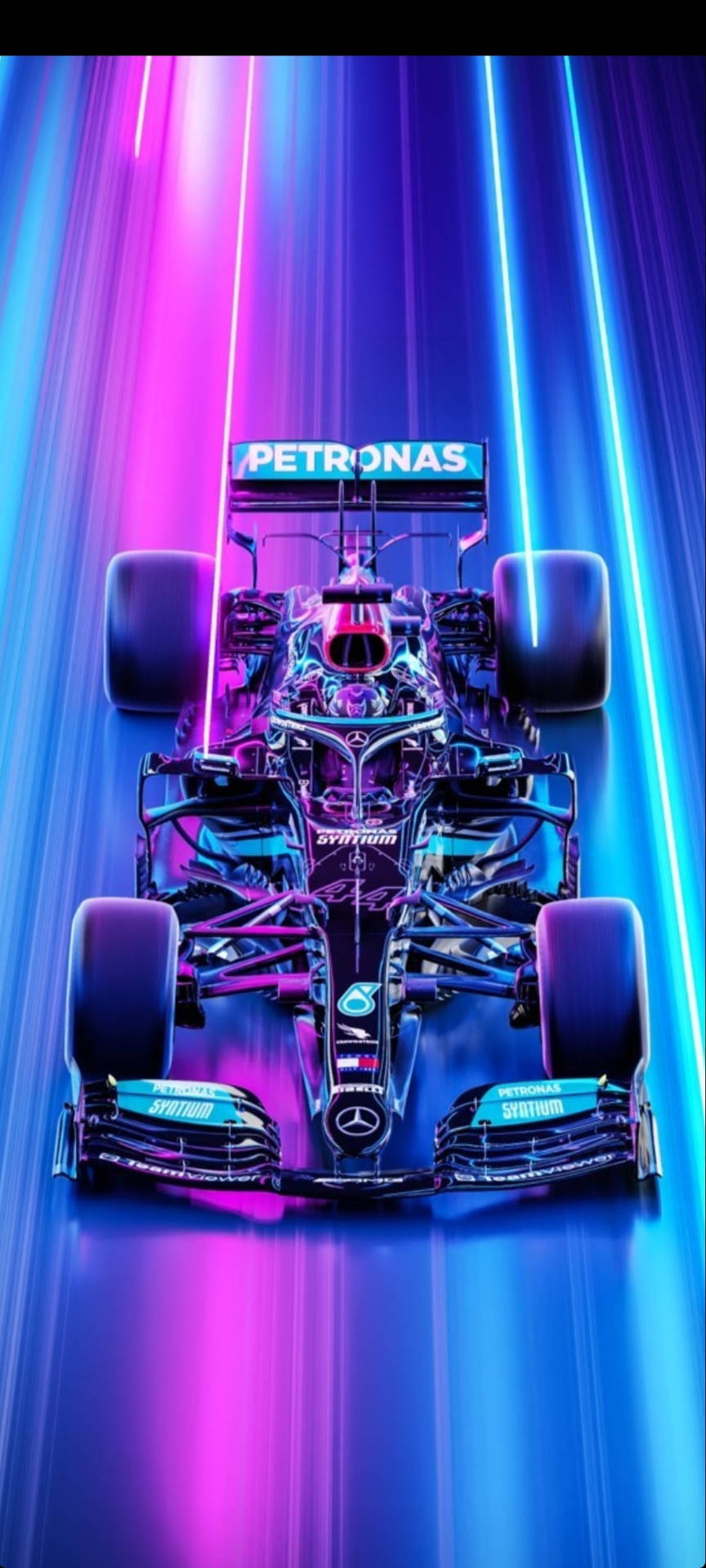 Fondosde Pantalla De F1 Amg Petronas Neon Road Para Iphone. Fondo de pantalla