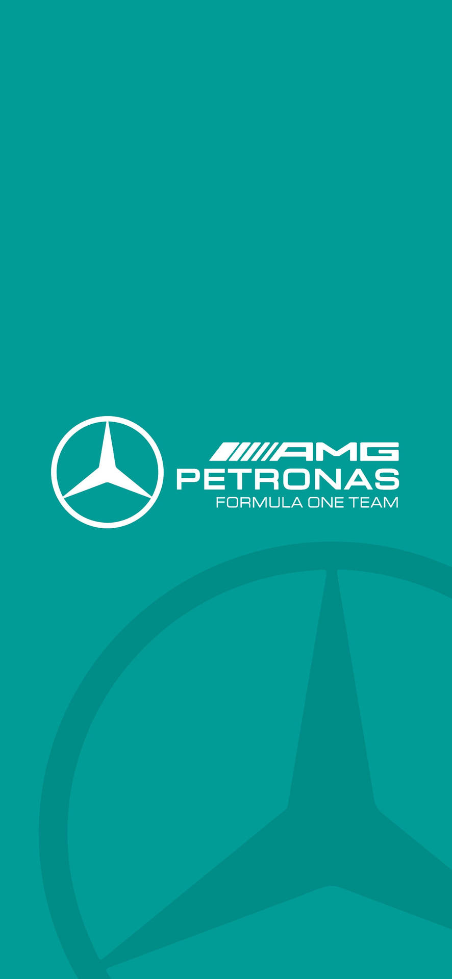 F1 Amg Petronas Teal Logo Iphone Wallpaper