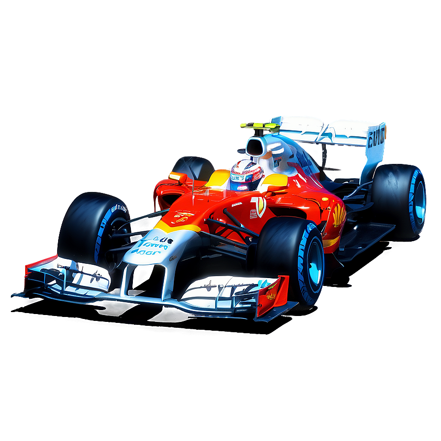 F1 Car On Track Png Iwk PNG