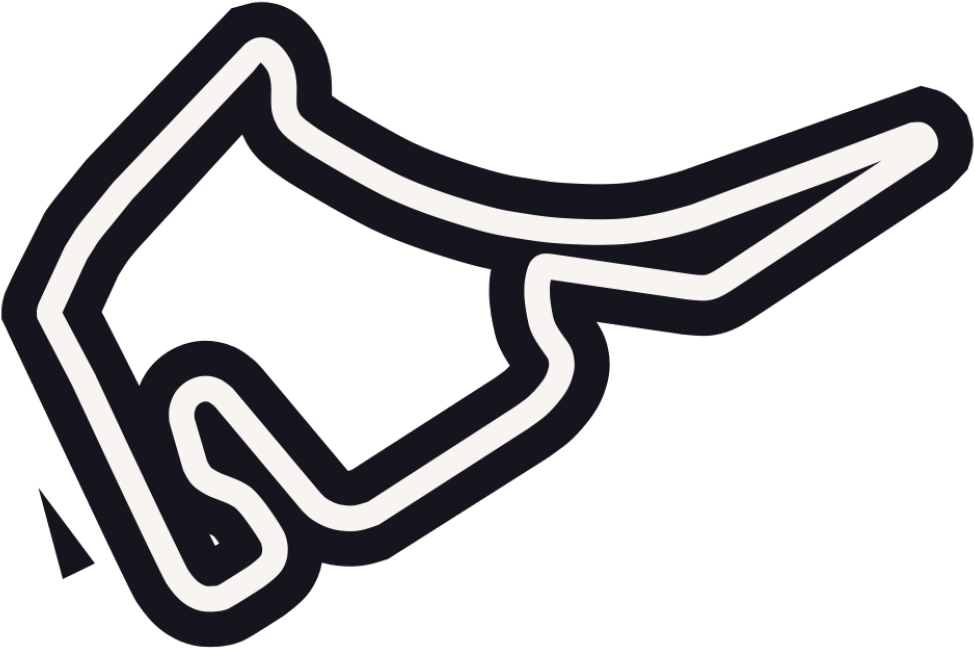 F1 Circuit Outline Graphic PNG