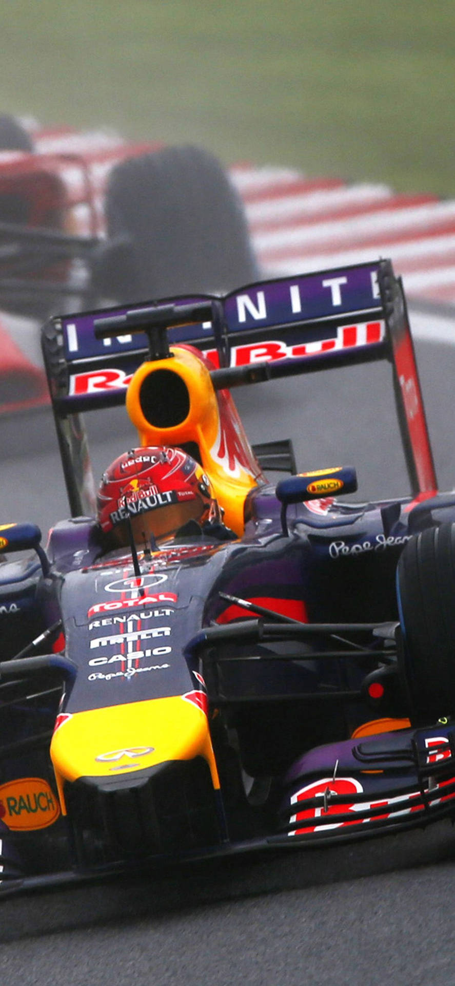 Papelde Parede De Corrida Do F1 Daniel Ricciardo Para Iphone. Papel de Parede