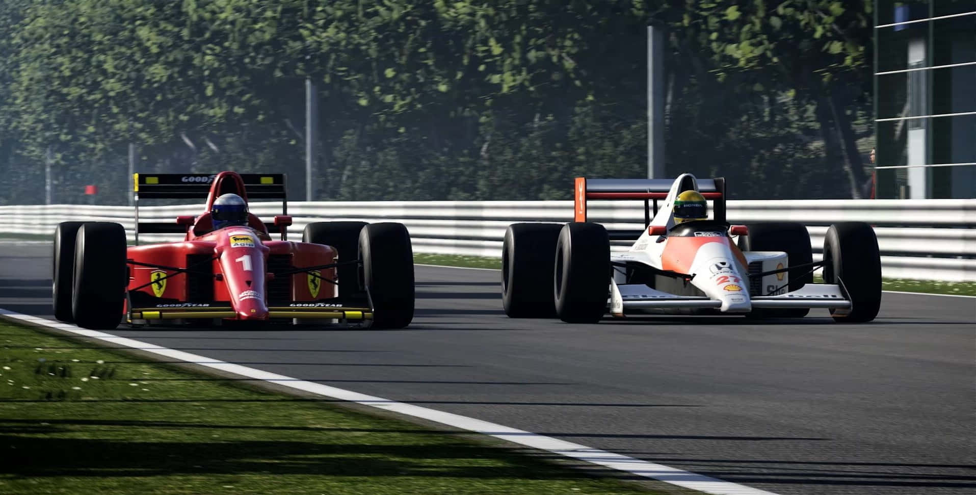 Enjoy the Thrill of Formula 1 Racing on this Epic F1 Game Wallpaper