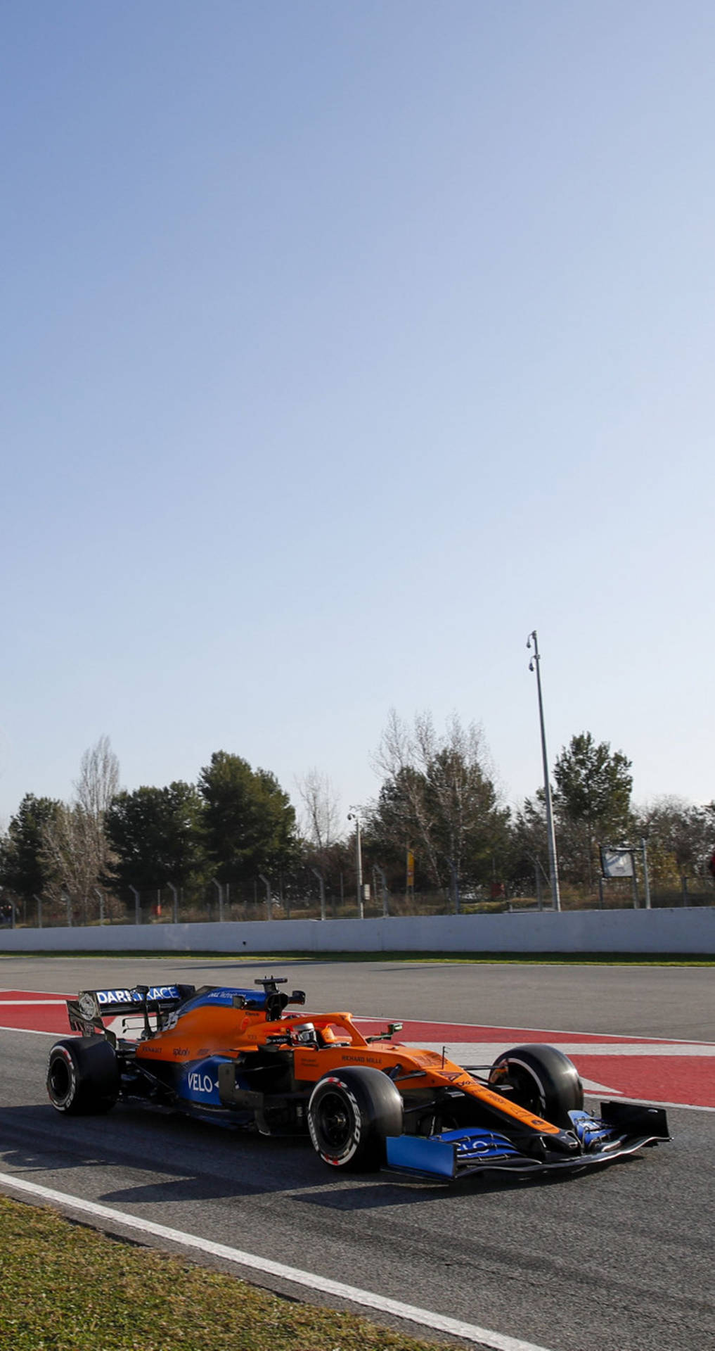 F1telefon Mclaren Orange Formel Wallpaper