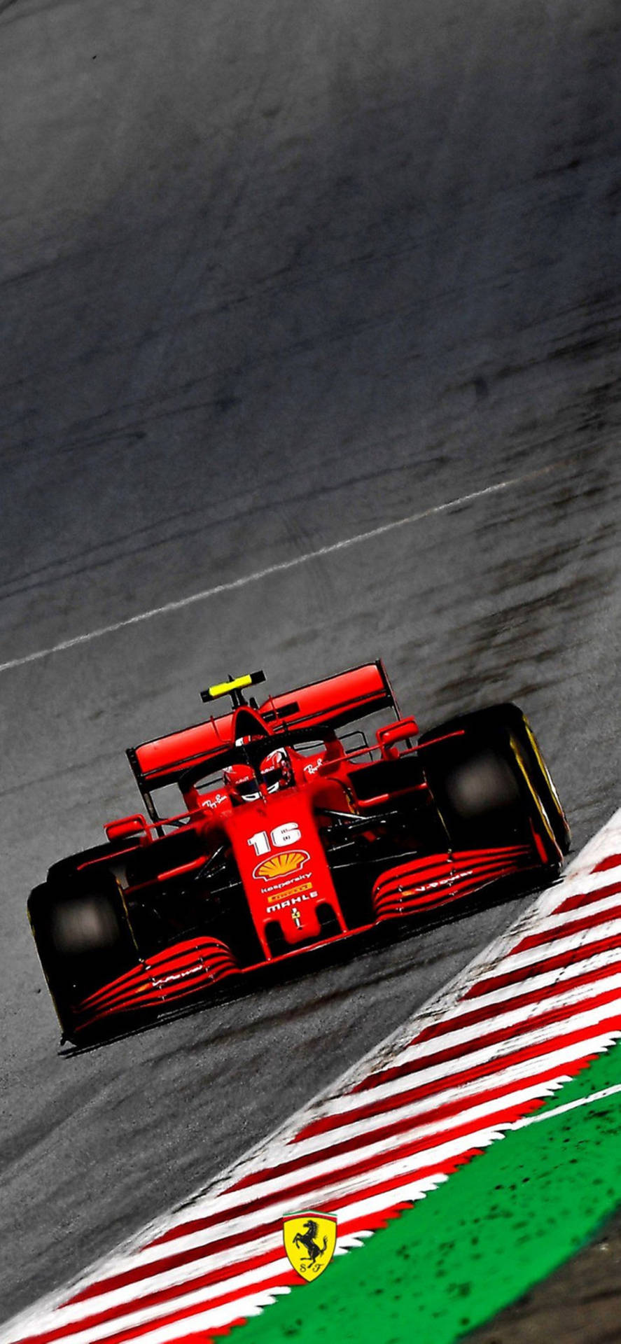 F1 Phone Scuderia Ferrari Lane Wallpaper