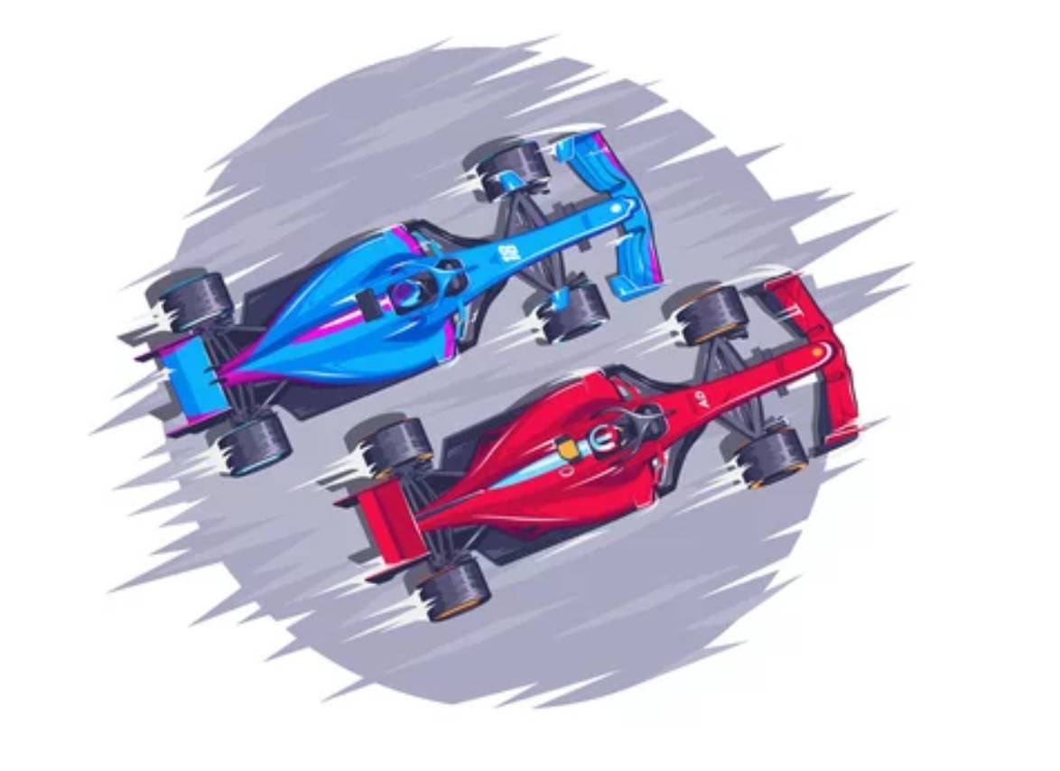 F1 Vector Illustration 4k Wallpaper
