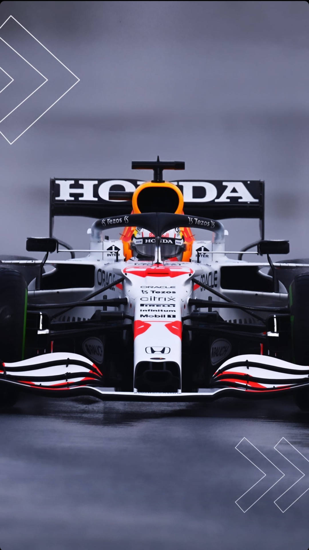 Fondode Pantalla De F1 Verstappen 2021 Gran Premio De Turquía Para Iphone. Fondo de pantalla