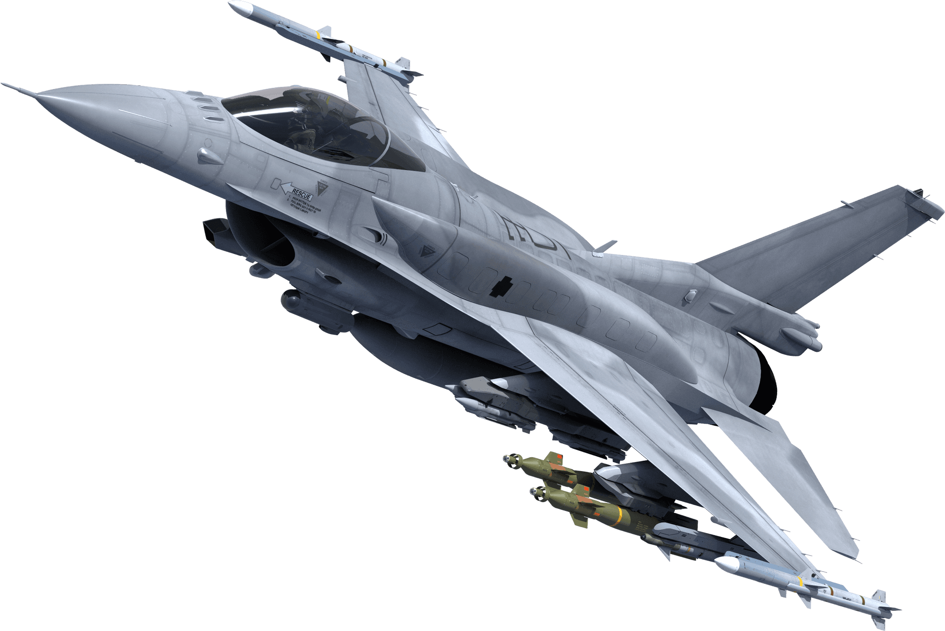 F16 Fighting Falcon In Flight PNG