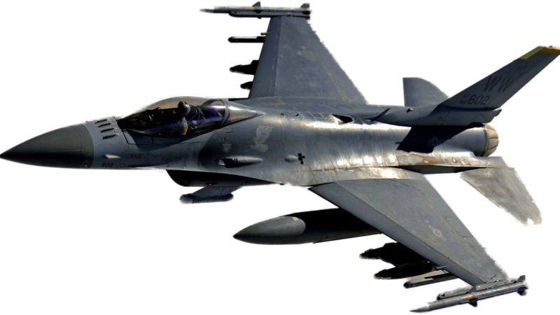 F16 Fighting Falcon In Flight PNG