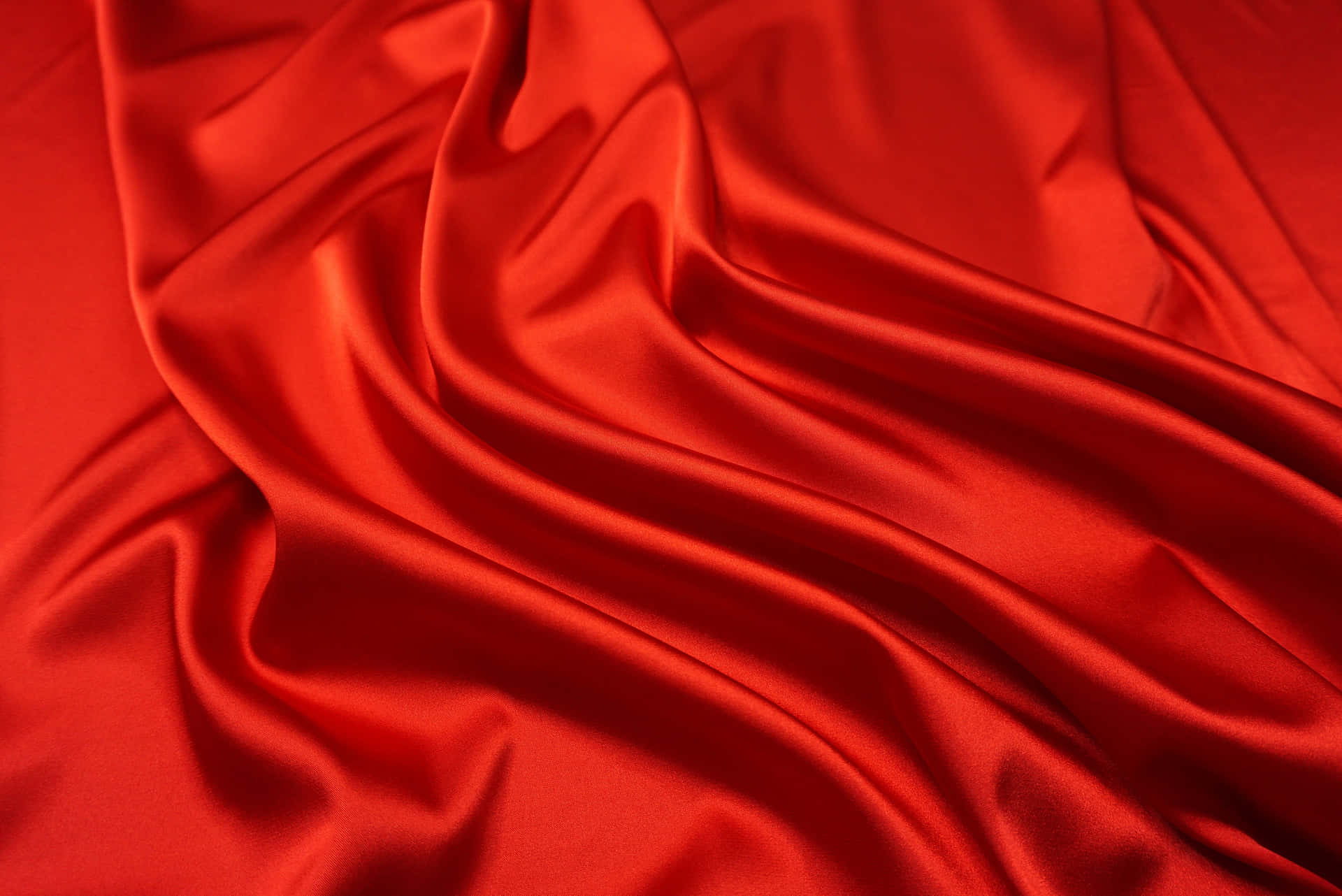 Red Silk Fabric Background